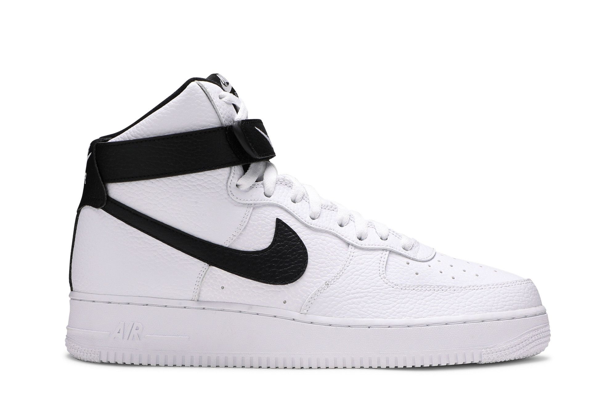 nike air force one white with black tick