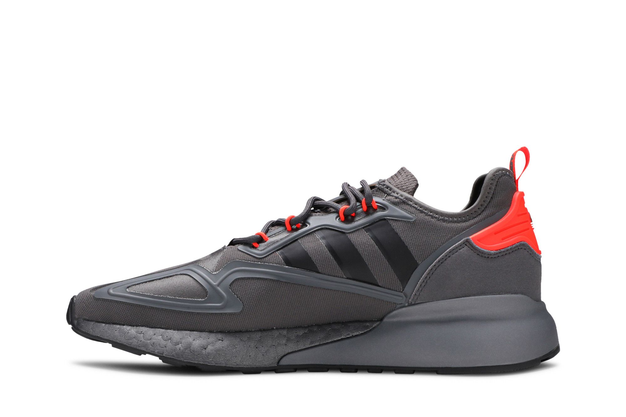 Buy ZX 2K Boost 'Grey Solar Red' - H06576 | GOAT IT