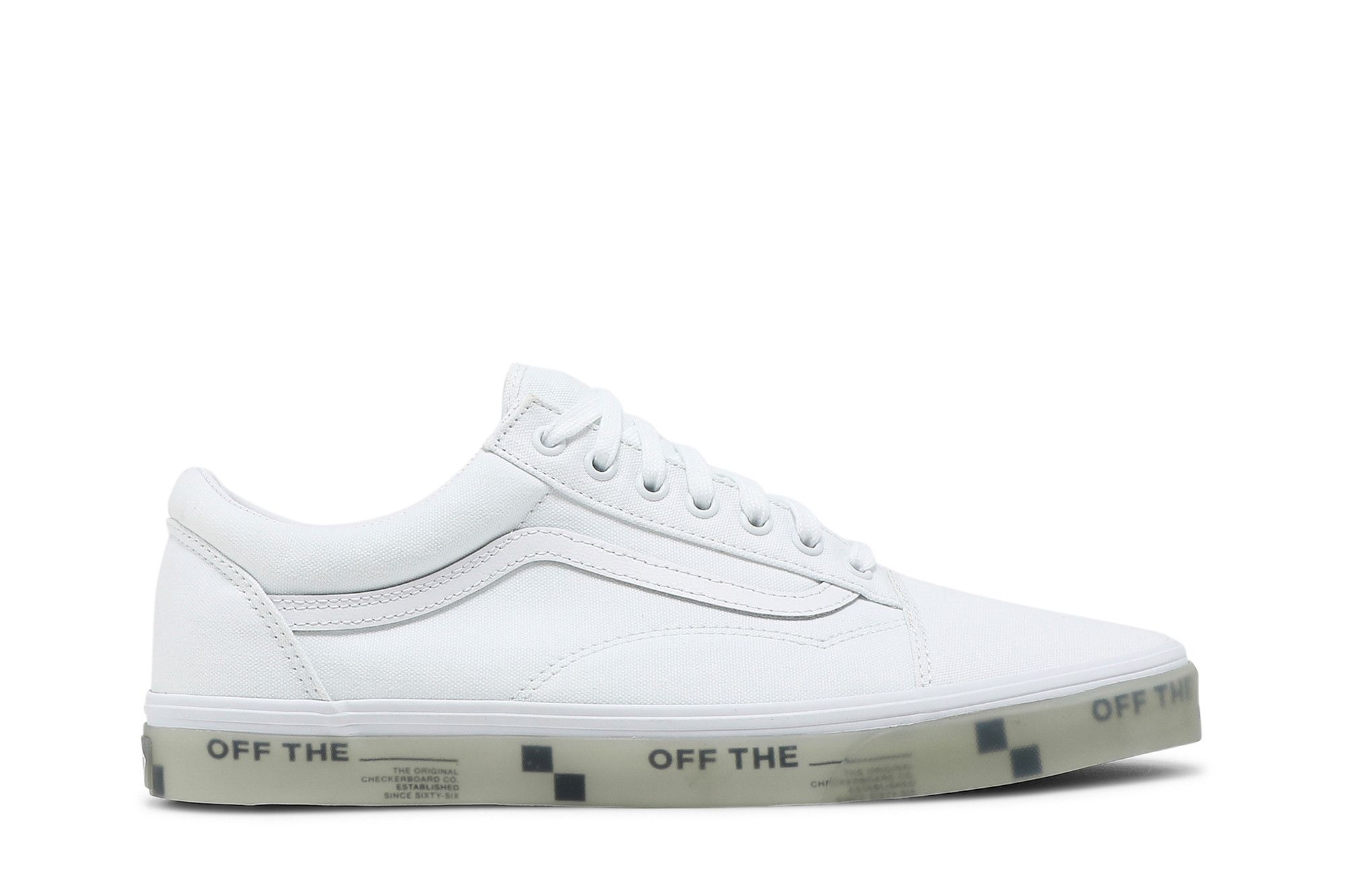 靴 VANS Old Skool OTW Foxing WHITE 27cm Buy Old Skool 'OTW Foxing - White Translucent' - VN0A5AO92HU