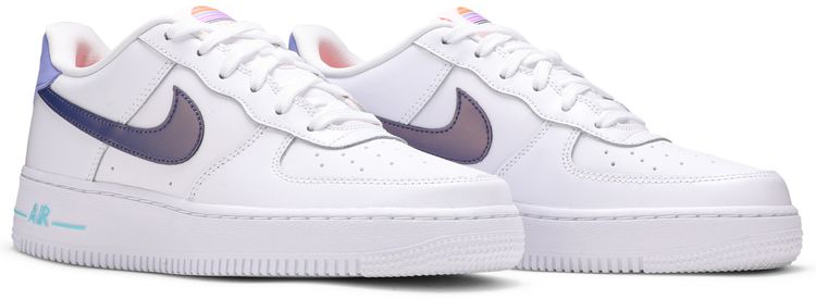 Nike Air Force 1 LV8 1 GS White Dark Purple Dust
