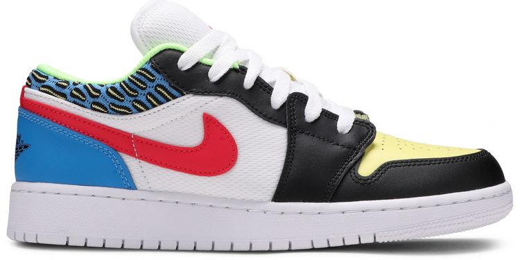 Air Jordan 1 Low GS Funky Patterns