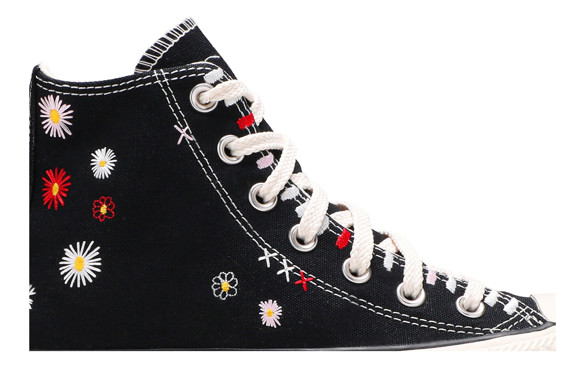 Buy Wmns Chuck Taylor All Star High Daisy Embroidery Black 567993C GOAT CA