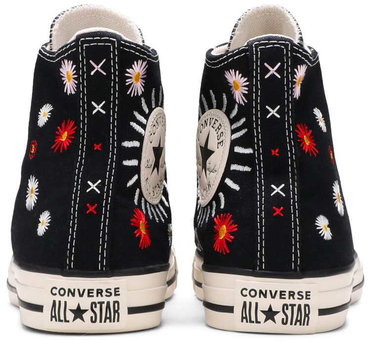 Converse Wmns Chuck Taylor All Star High Daisy Embroidery   Black