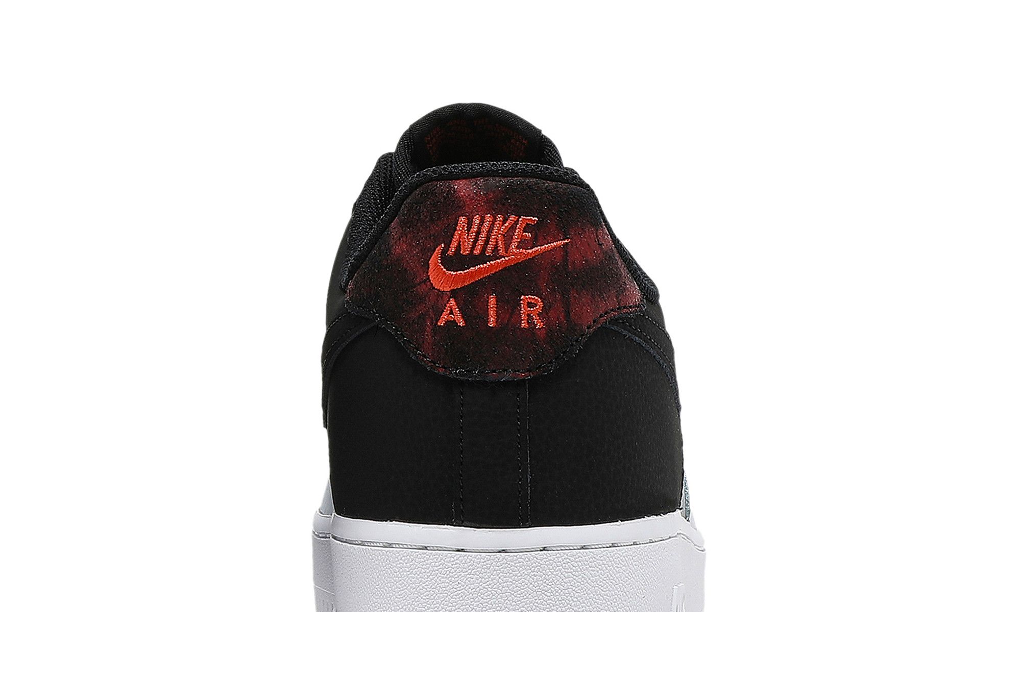 air force 1 black chile red