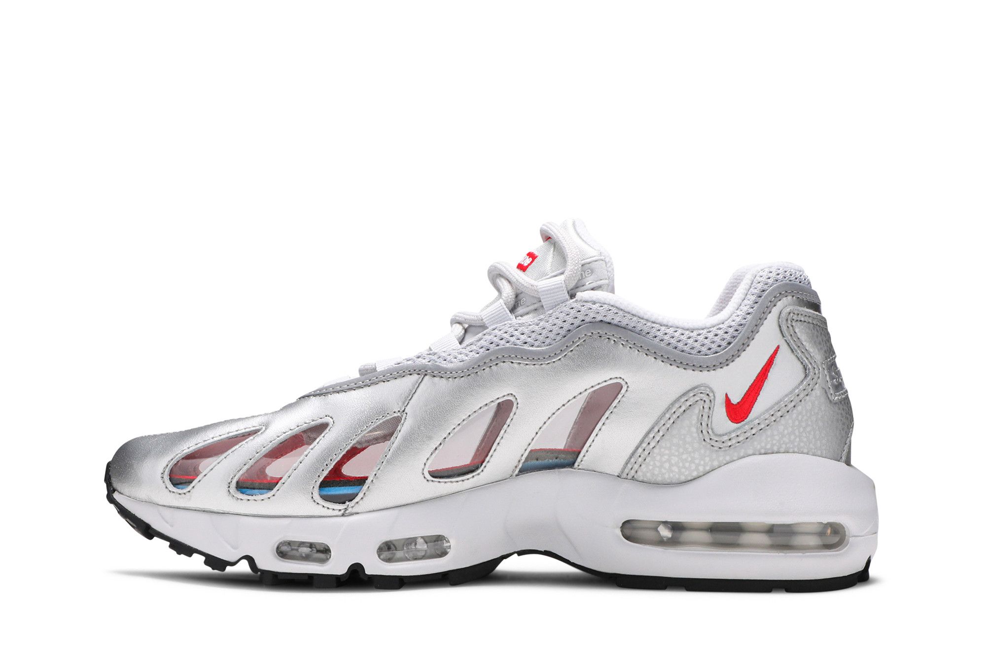 Buy Nike Supreme x Air Max 96 'Metallic Silver' - CV7652 001
