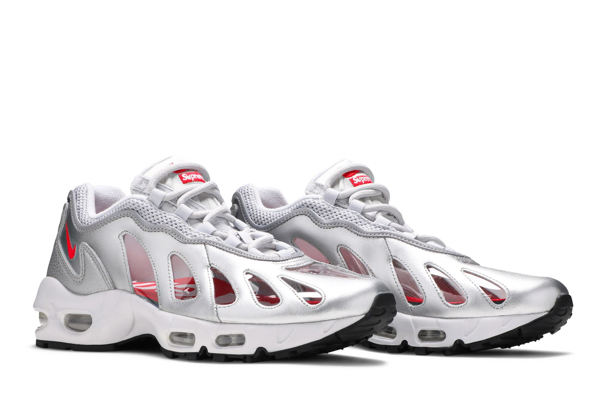 Buy Supreme x Air Max 96 'Metallic Silver' - CV7652 001 | GOAT