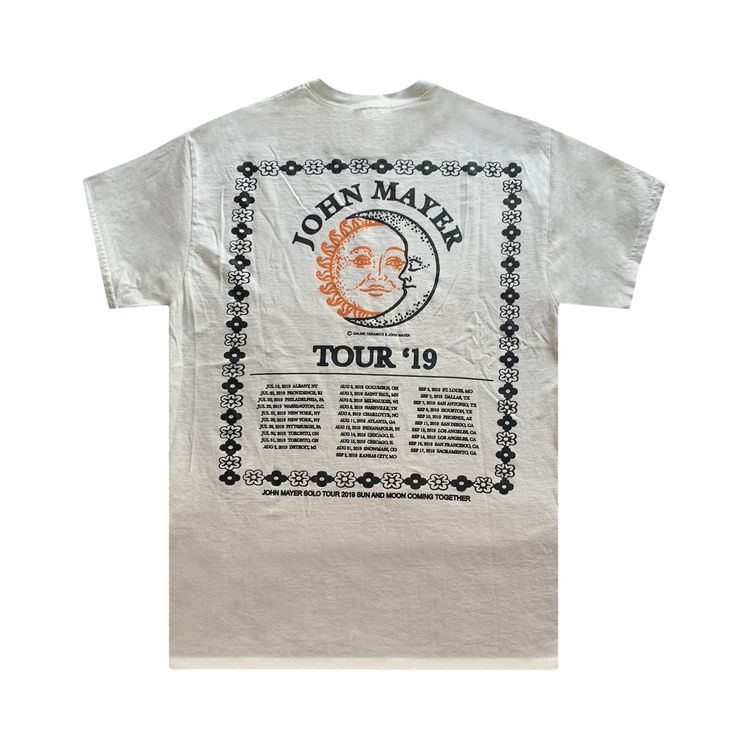 Online Ceramics x John Mayer 2019 Tour Tee White