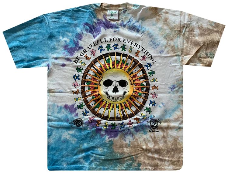 Online Ceramics Grateful Dead Dancing In A Ring Around The Sun Tee Tie Dye