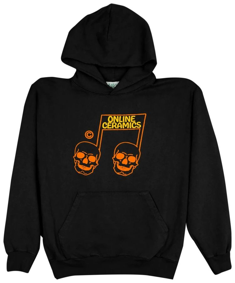 Online Ceramics The Sweet Sound Of Death Logo Hoodie BlackOrange