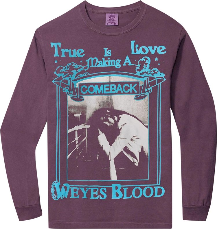 Online Ceramics x Weyes Blood True Love Long Sleeve Purple