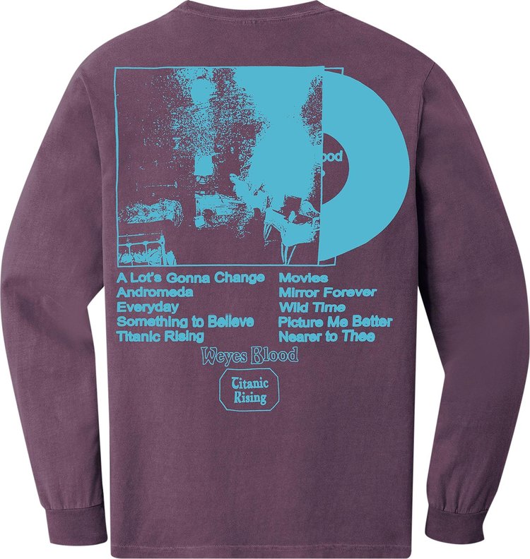 Online Ceramics x Weyes Blood True Love Long Sleeve Purple