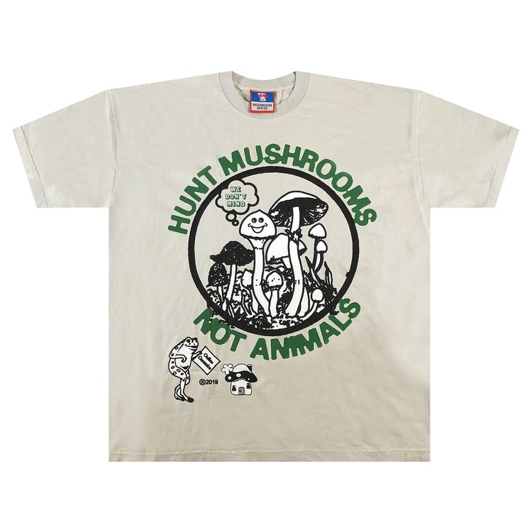Online Ceramics Mushroom Hunter Tee Beige