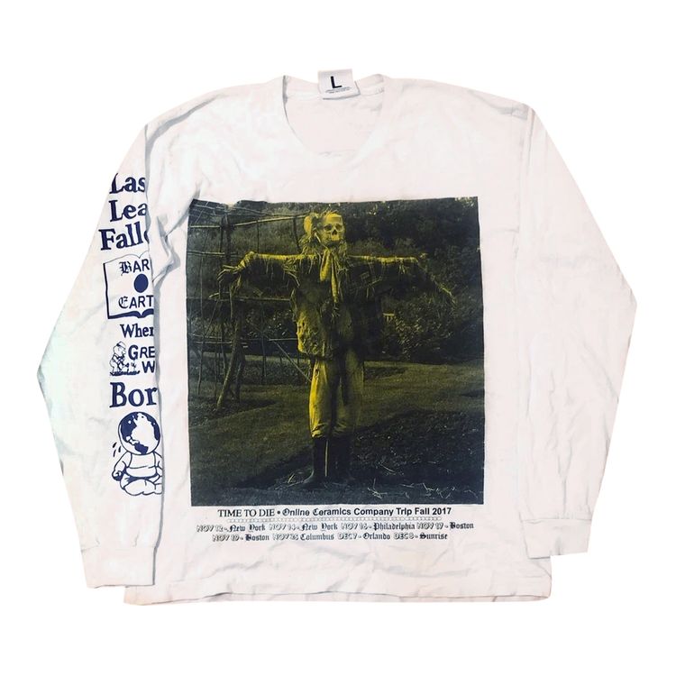 Online Ceramics Time To Die Long Sleeve White