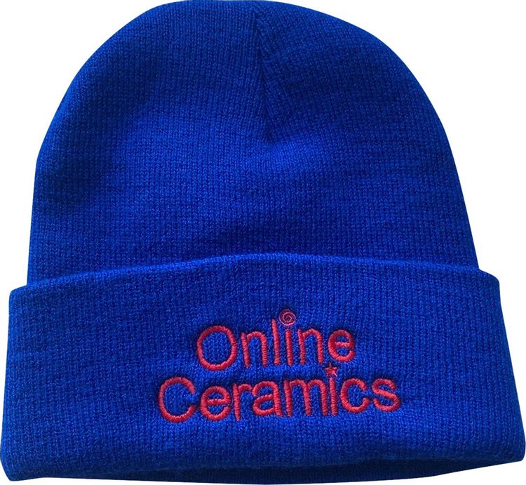 Online Ceramics Logo Beanie Blue