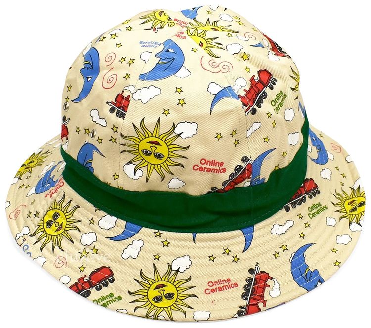 Online Ceramics Choo Choo Hat Multicolor