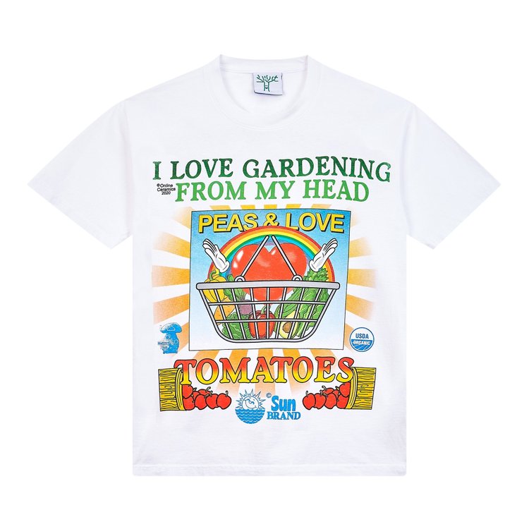 Online Ceramics The Garden Of Your Heart Tee White