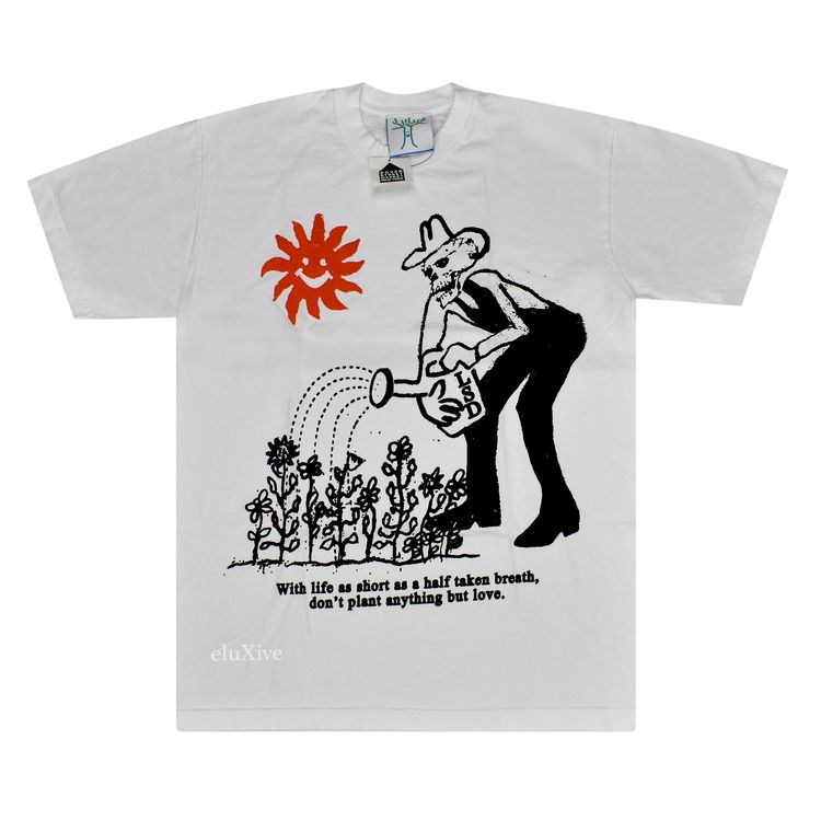 Online Ceramics Acid Gardener Tee White