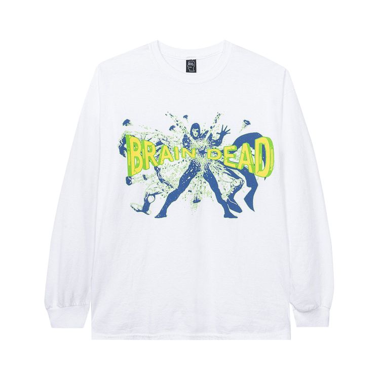 Brain Dead Blammin Long Sleeve White