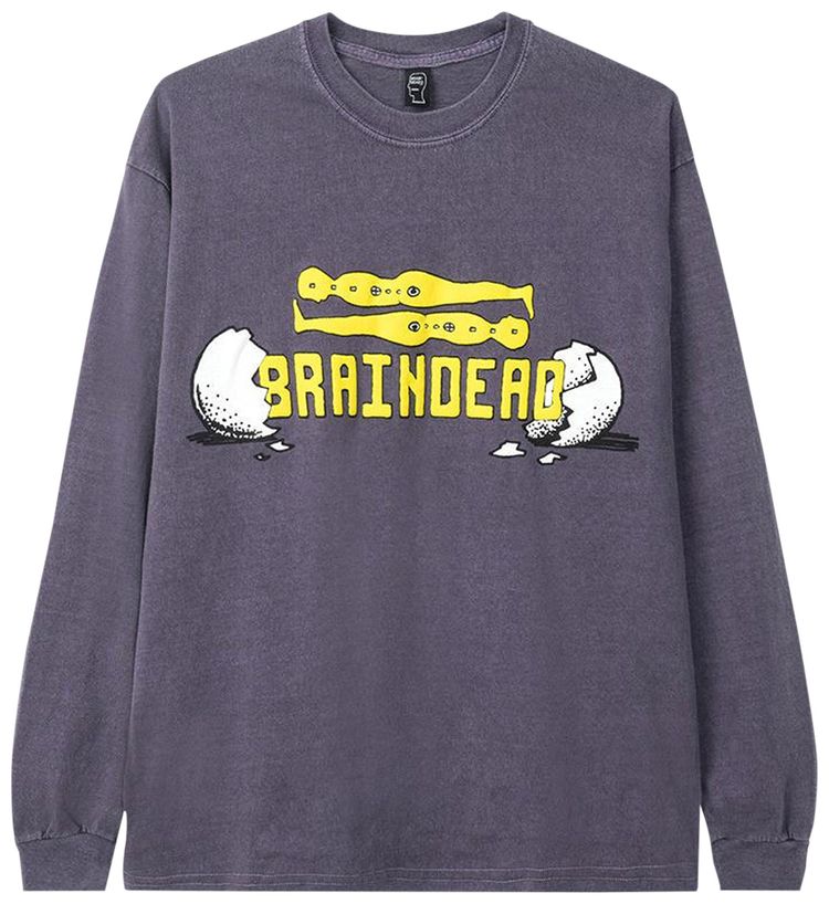 Brain Dead Hatchlings Long Sleeve Tee Berry