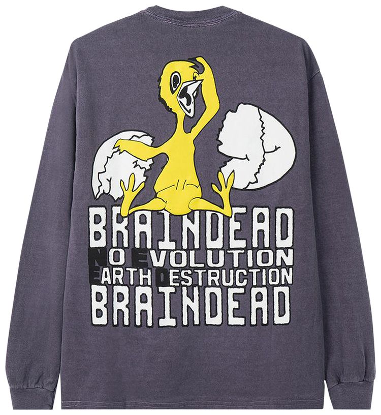 Brain Dead Hatchlings Long Sleeve Tee Berry