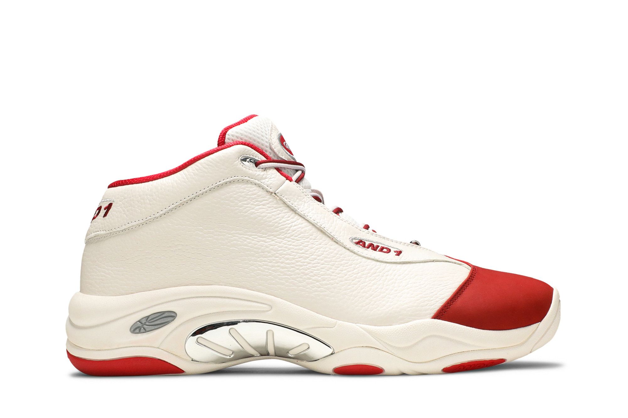 Amazon | (アンド1) And1 シューズ Taichi LX Wht/C.Red/P.Gold