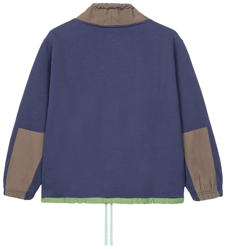 Brain Dead Post Earth Syndrome Scuba Neck Fleece Navy