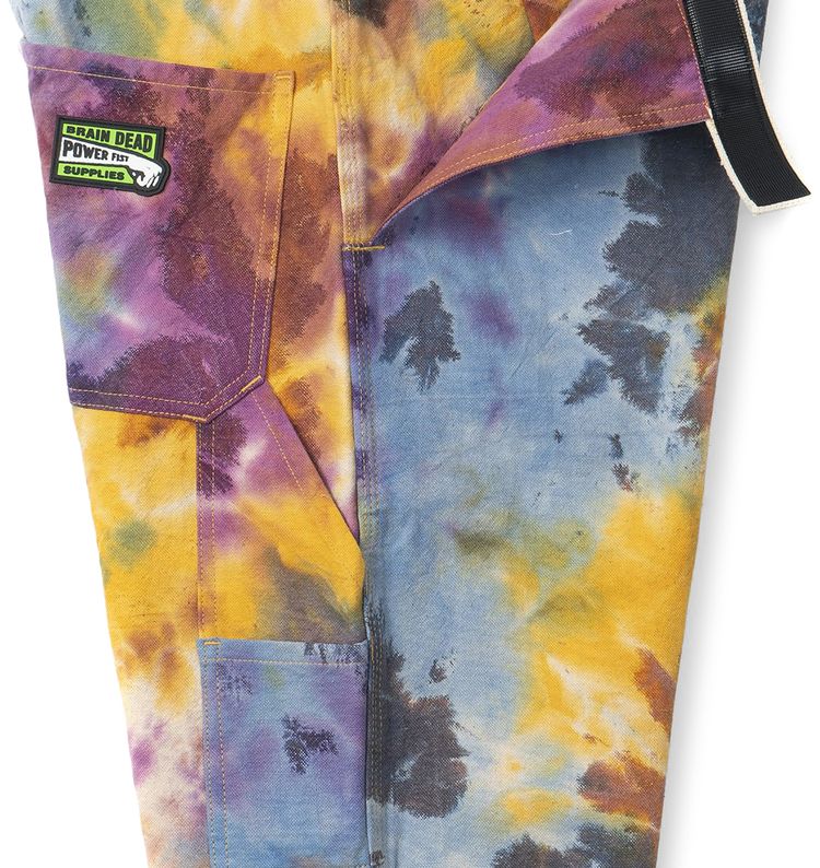 Brain Dead Washed Hard WareSoft Wear Carpenter Pant Tie Dye