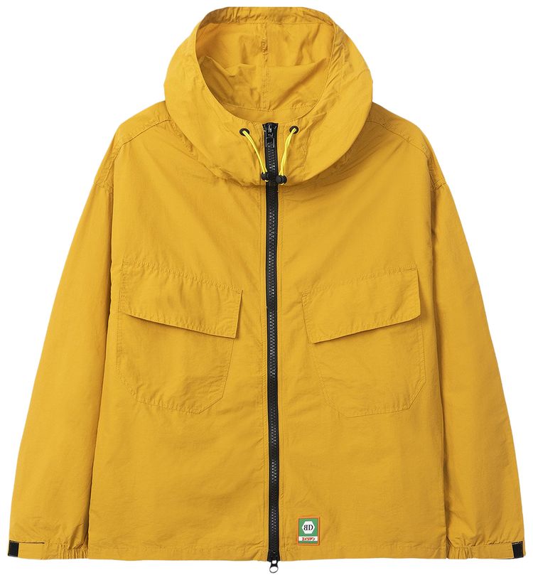 Brain Dead Zip Front Anorak Gold