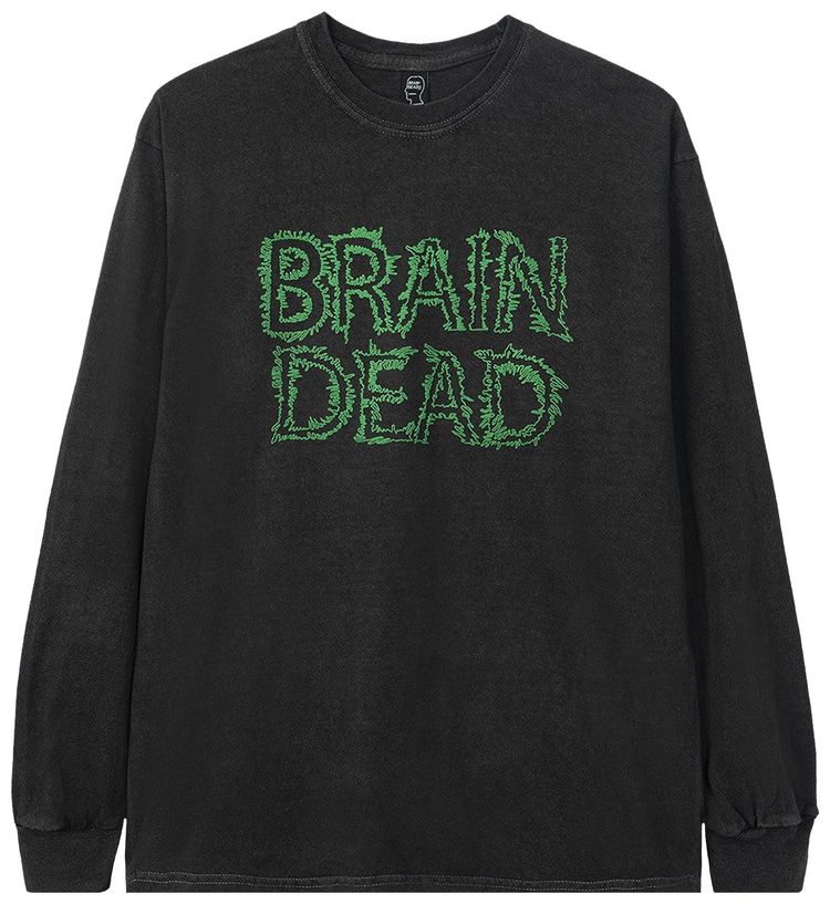 Brain Dead Gooey Long Sleeve Tee Black