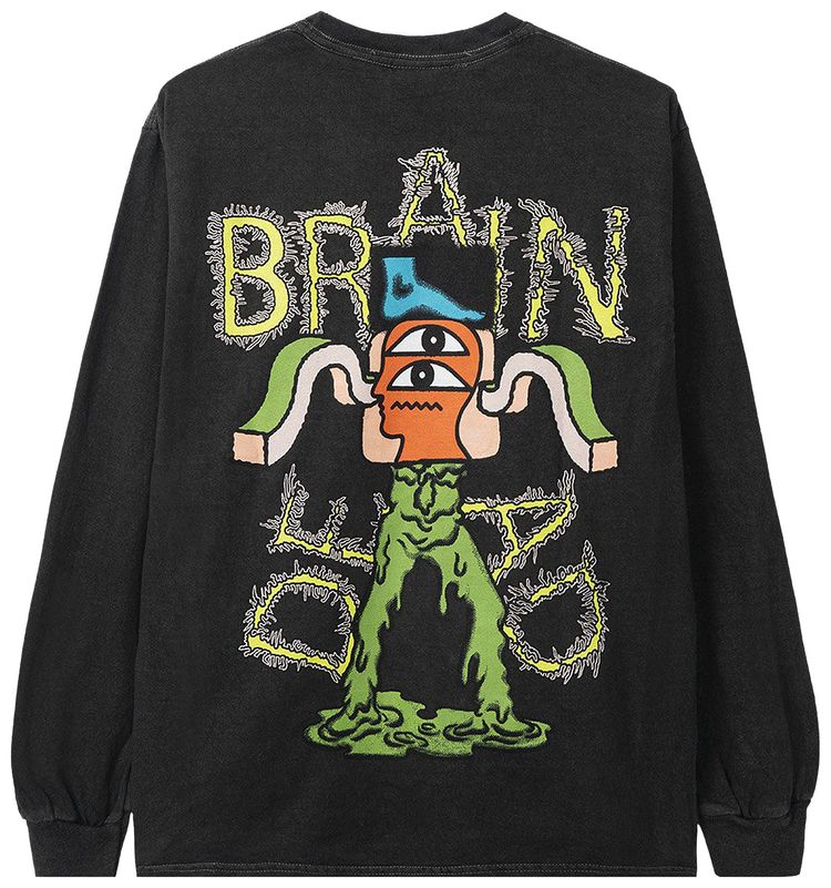 Brain Dead Gooey Long Sleeve Tee Black