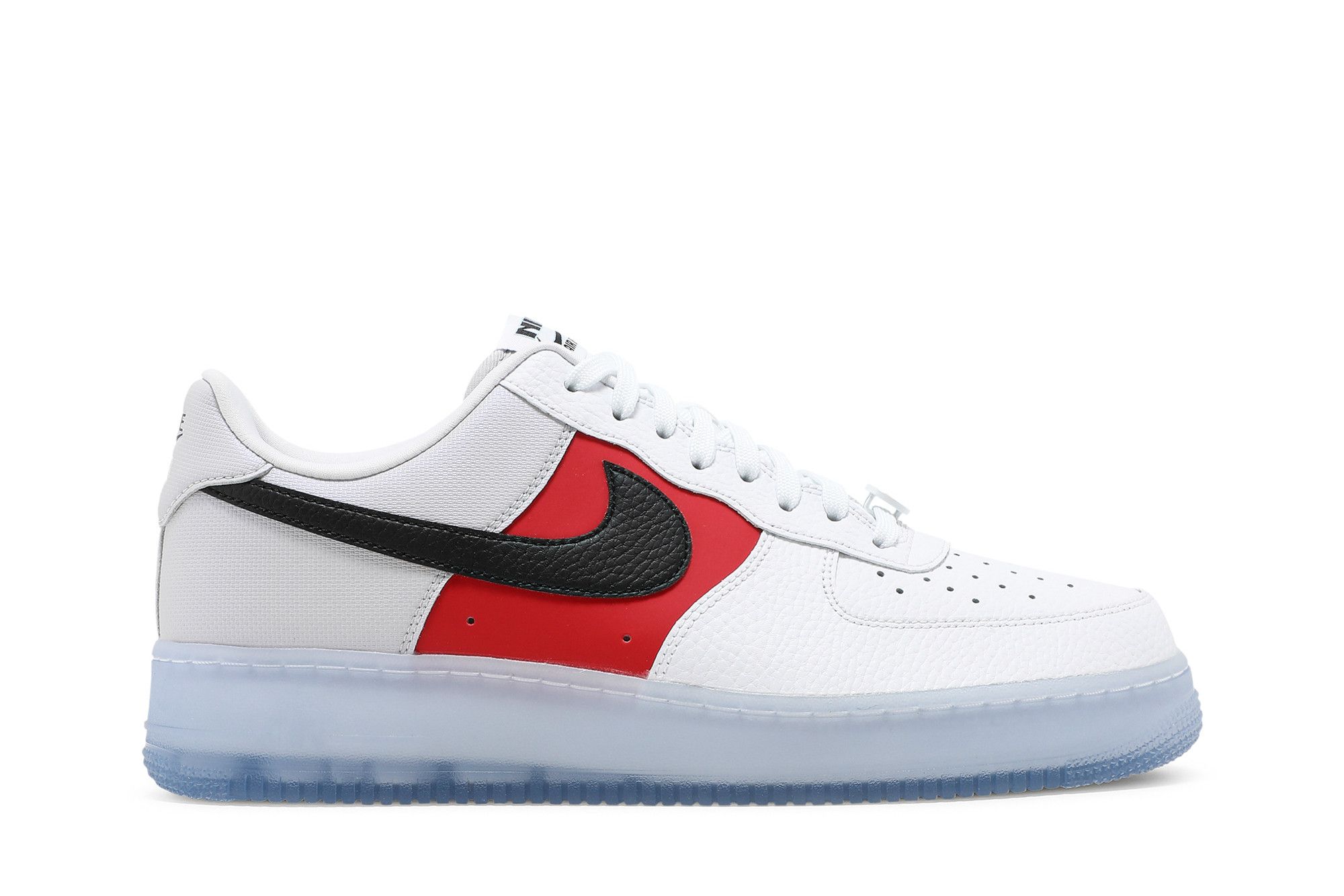 Size 10.5 Air Force 1 07 LV8 EMB Icy Soles University Red