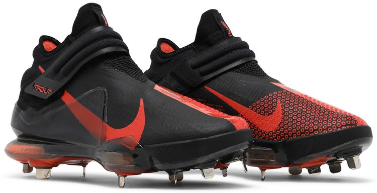 Nike Force Zoom Trout 7 Pro Mid Black Laser Orange