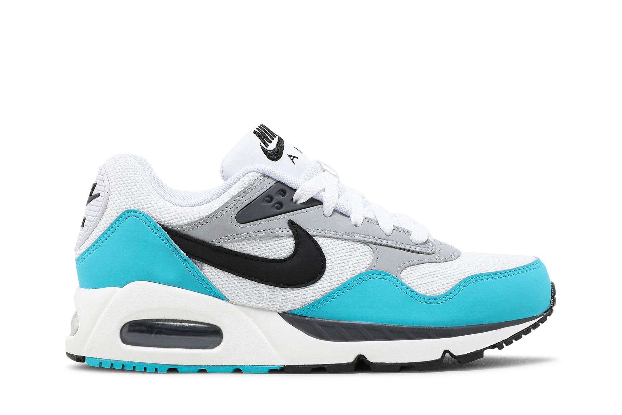 Nike air max white and turquoise hotsell