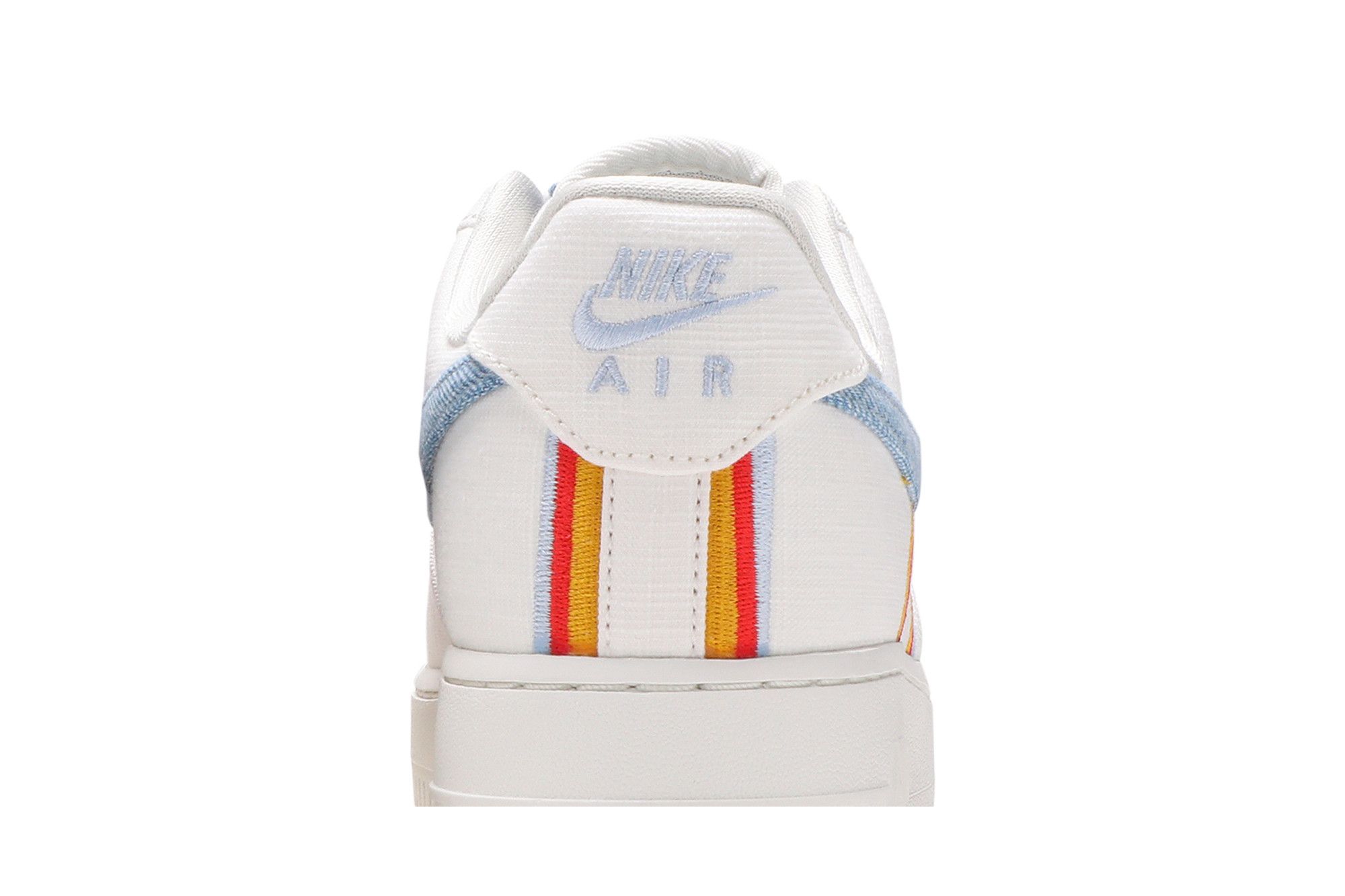Air force 1 denim swoosh discount