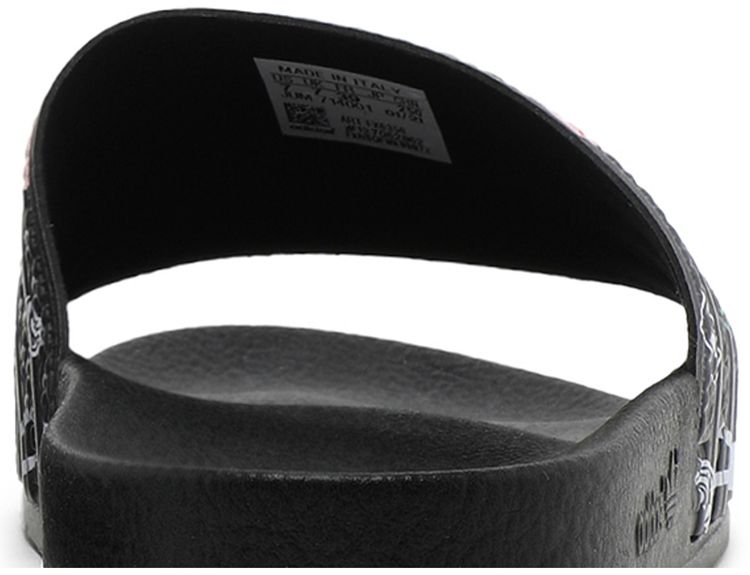 Adidas Adilette Slide J Empowering Graphics   Black