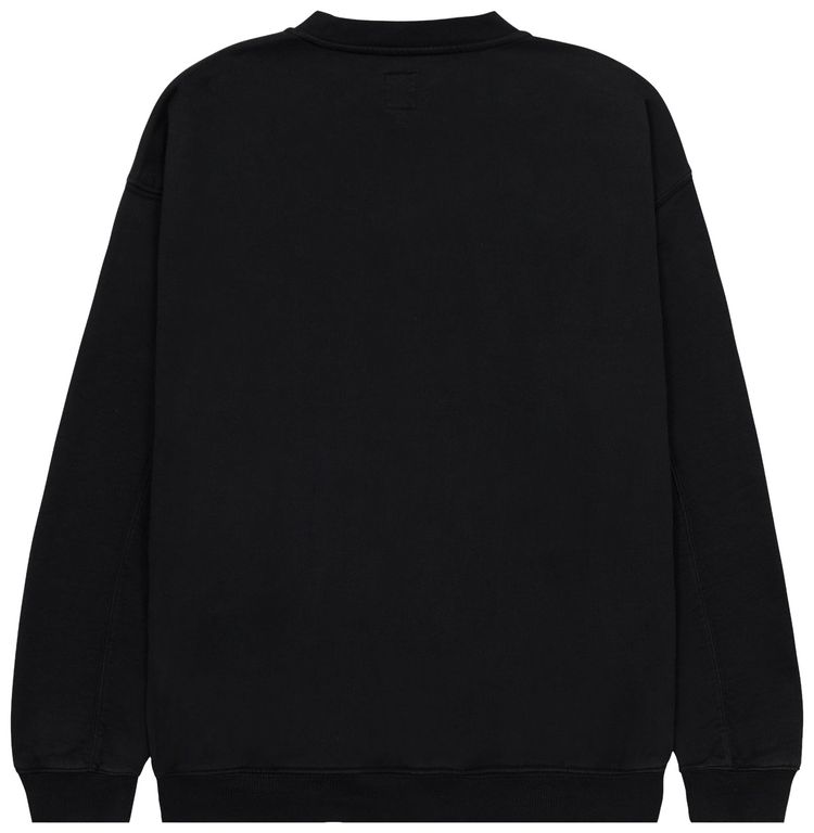 Brain Dead Universal Anti Climax Crewneck Sweatshirt Washed Black