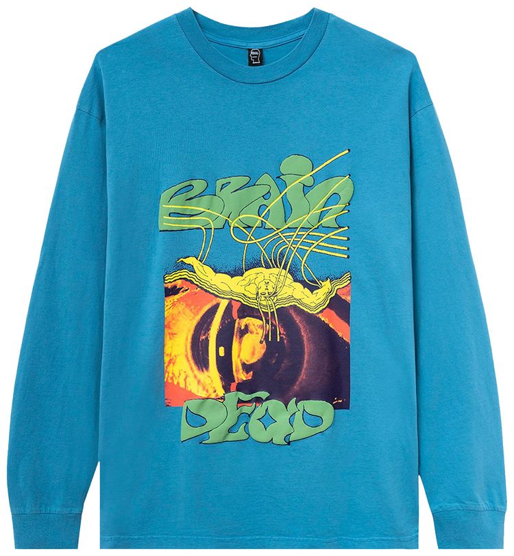 Brain Dead Puppet Long Sleeve Tee Blue