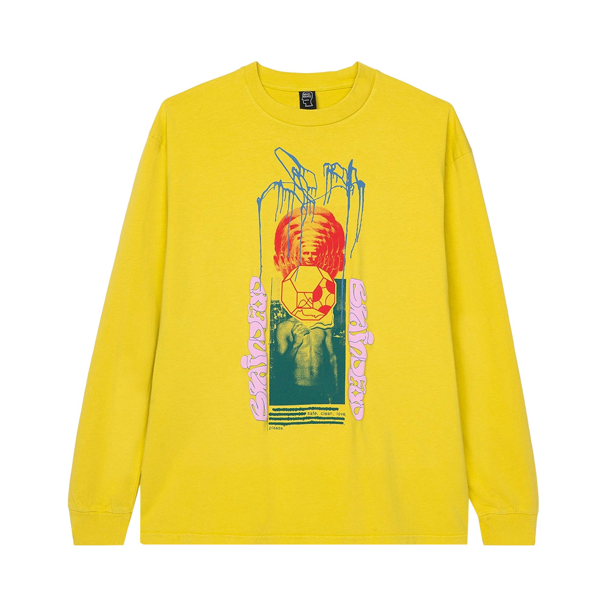 Buy Brain Dead Clean Love Long-Sleeve Tee 'Yellow