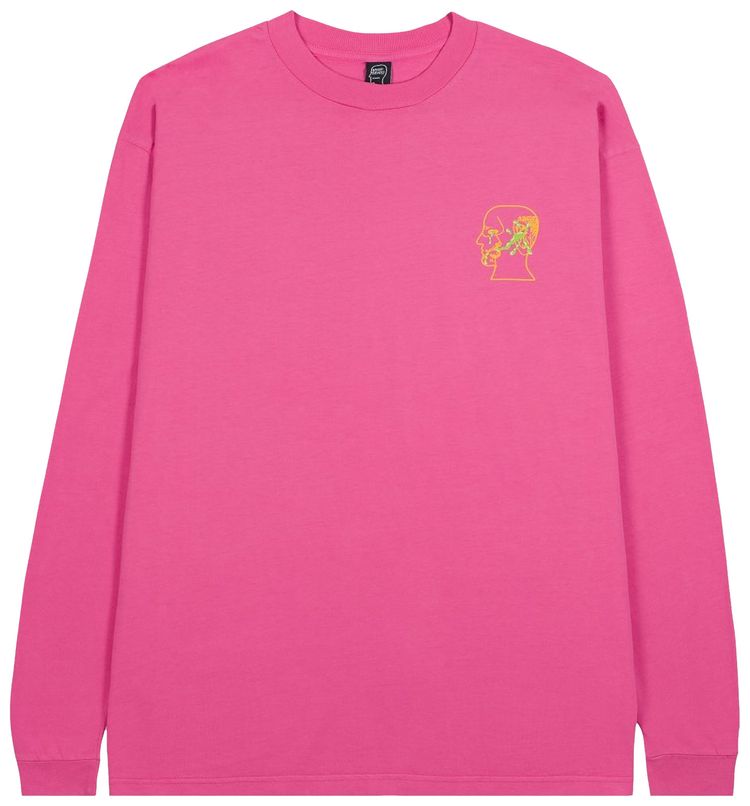Brain Dead Goop Long Sleeve Shirt Washed Pink