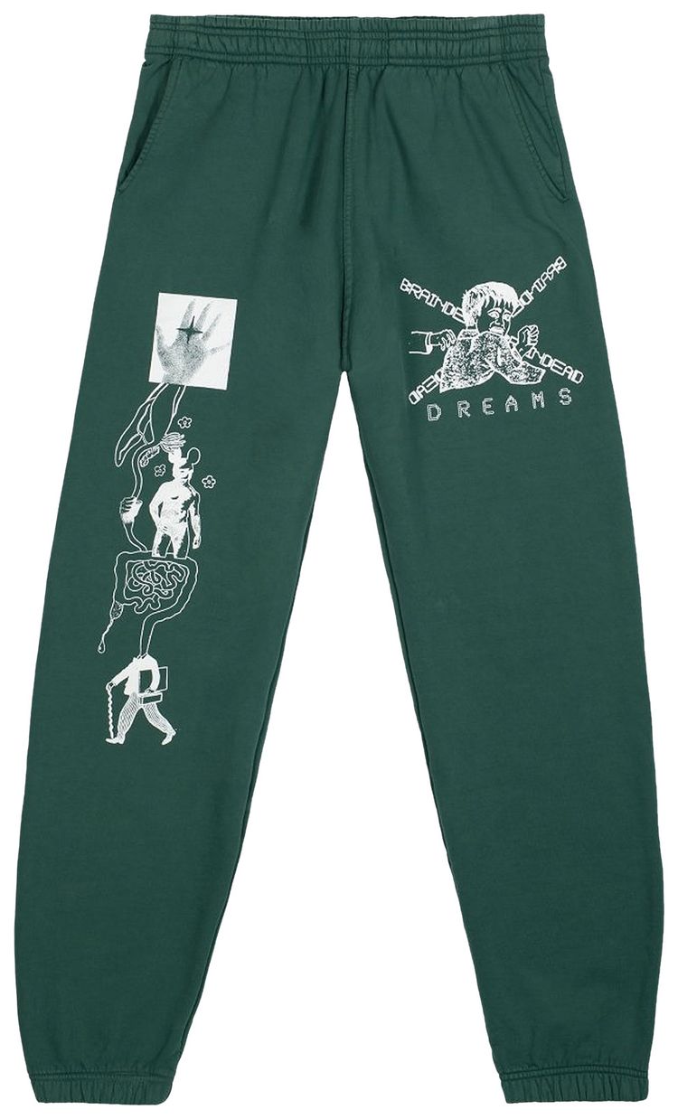 Brain Dead Dreams Sweatpant Mallard Green