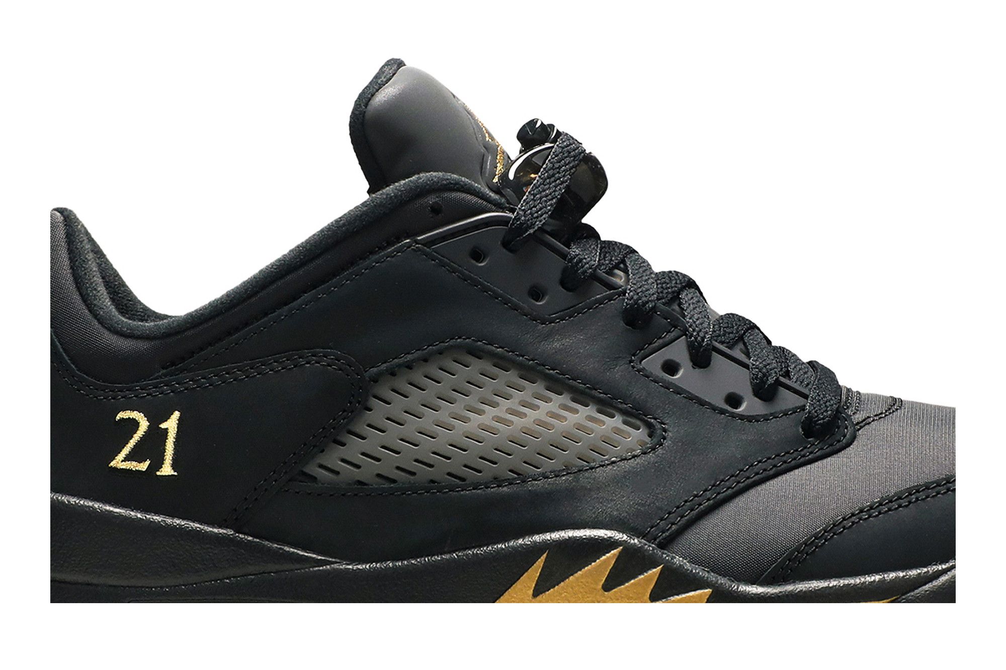 Jordan 5 low black sale