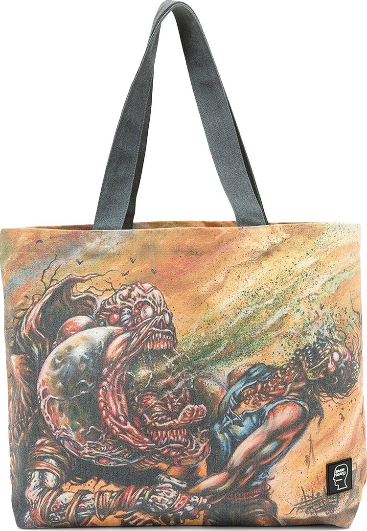 Brain Dead x Magic The Gathering Scream Match Tote Yellow