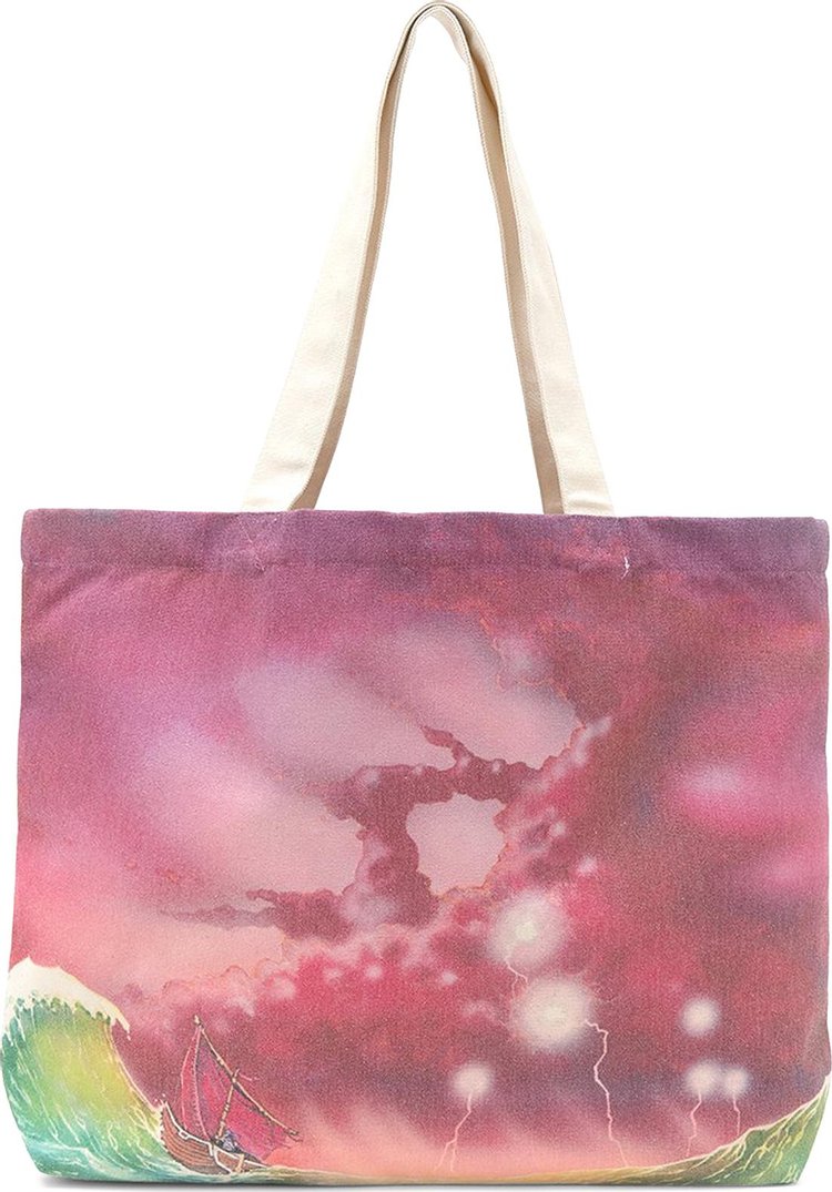 Brain Dead x Magic The Gathering Wave Nylon Tote Pink