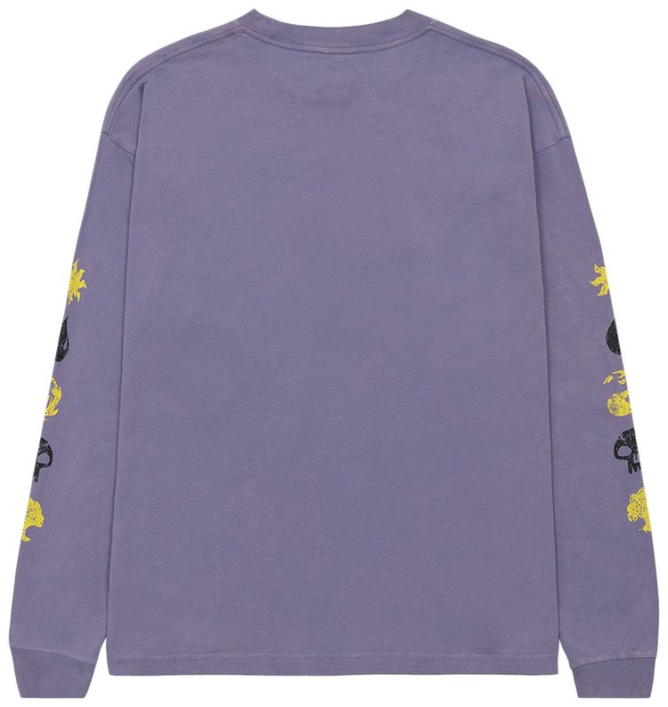 Brain Dead x Magic The Gathering Plaguebearer Long Sleeve T Shirt Purple