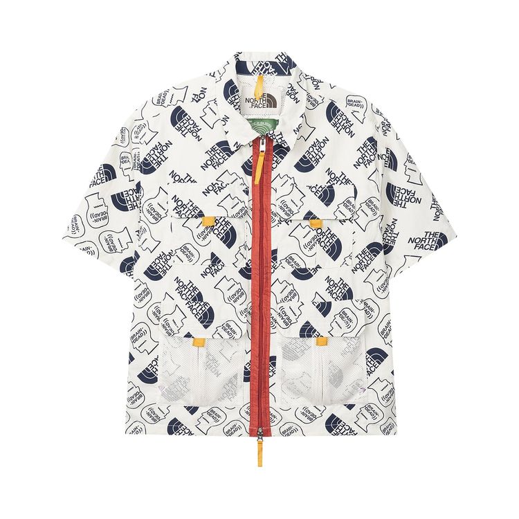 Brain Dead x The North Face Boxy Mountain Shirt Vintage White