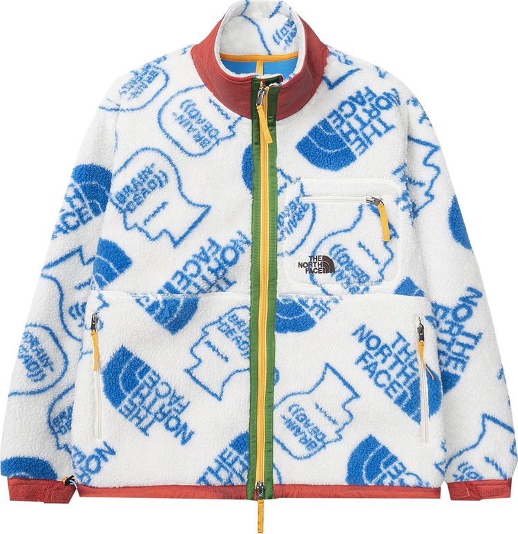 Brain Dead x The North Face Extreme Pile Full Zip Fleece White