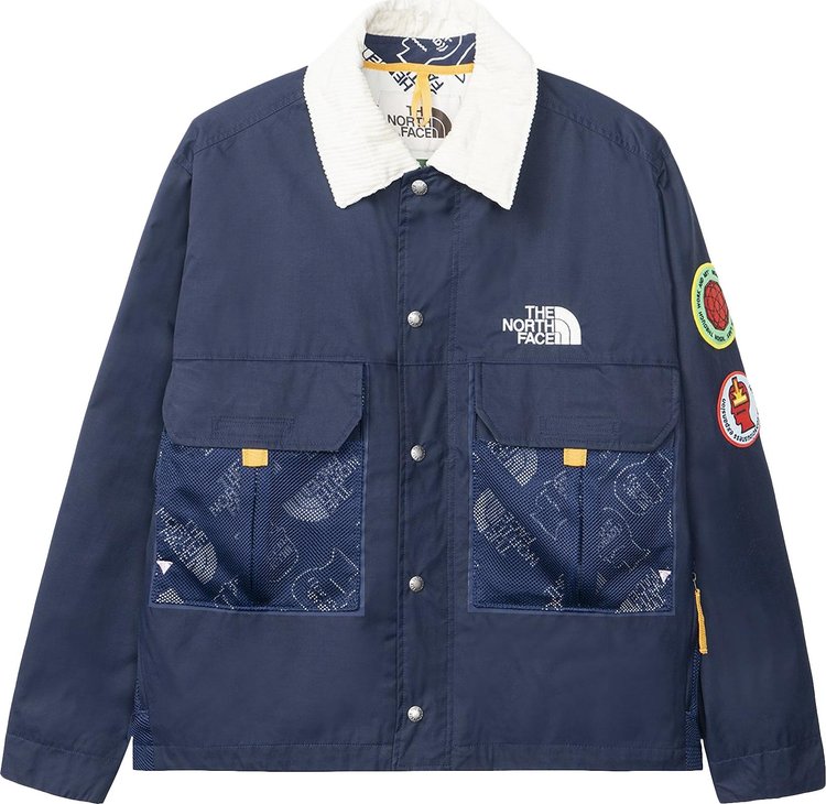 Brain Dead x The North Face 76 Oversized Mountain Chore Coat Navy