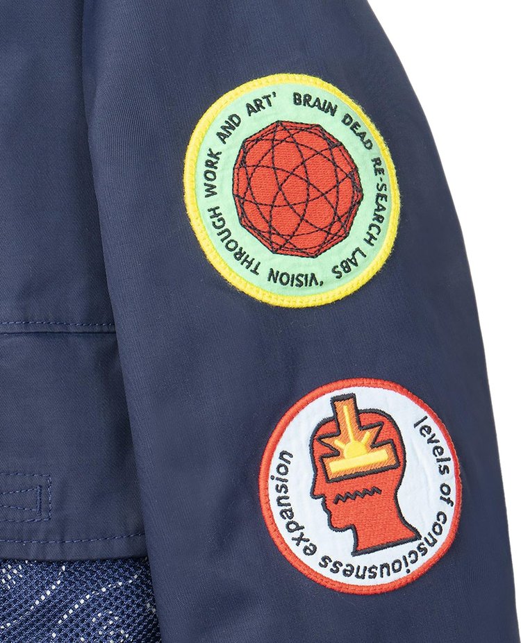 Brain Dead x The North Face 76 Oversized Mountain Chore Coat Navy