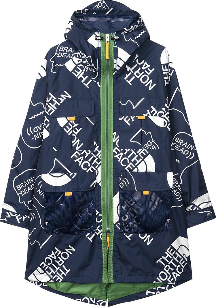 Brain Dead x The North Face 76 Oversized Mountain Parka Navy