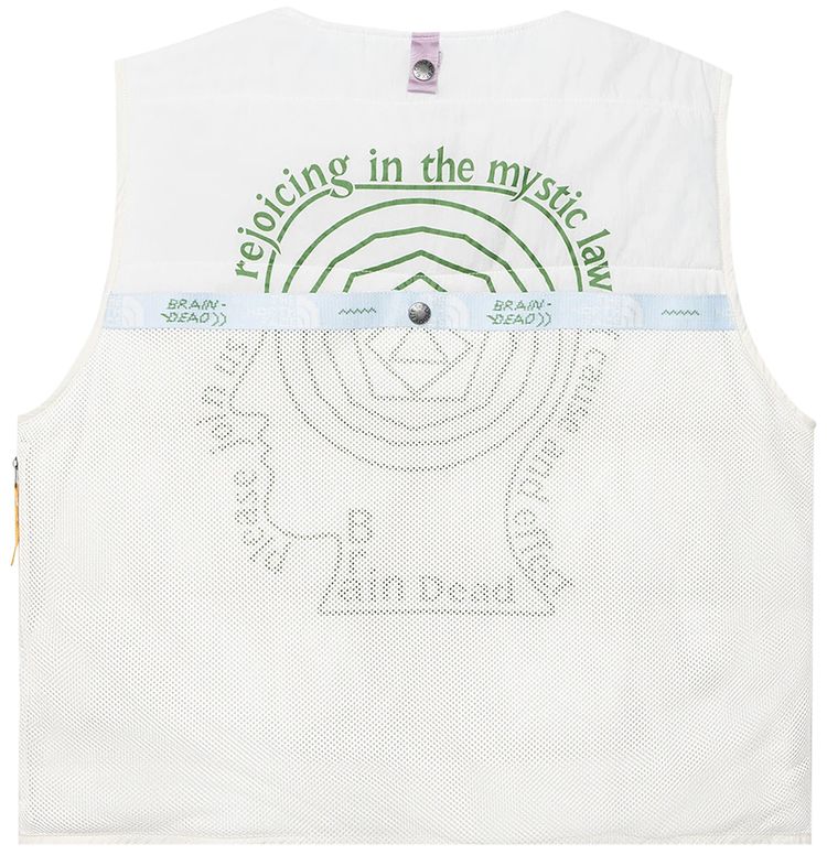 Brain Dead x The North Face 68 Sierra Vest Vintage White